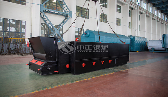 玉鋒實業(yè)10噸SZS系列燃氣蒸汽鍋爐項目