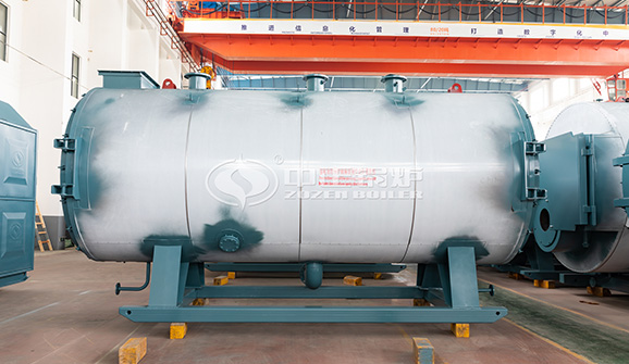 新慶馨紙業(yè)10噸WNS系列燃油燃?xì)庹羝仩t項(xiàng)目