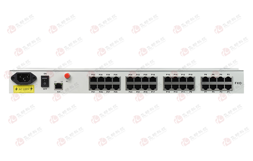 飛暢科技-32路電話(huà)+16E1+4FE+4GE+2路數(shù)據(jù)+SNMP+console（19英寸，物理隔離）電話(huà)光端機(jī)